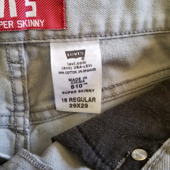 Levi's 510 cut off denim shorts - Picture 4 of 5